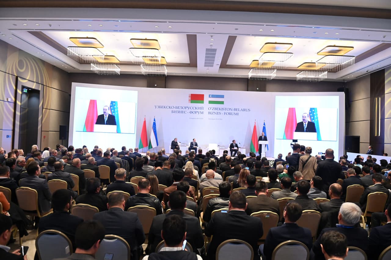 Samarqandda O‘zbekiston-Belarus biznes-forumi bo‘lib o‘tdi