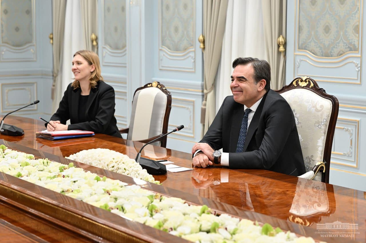 The President of Uzbekistan receives the EU delegation