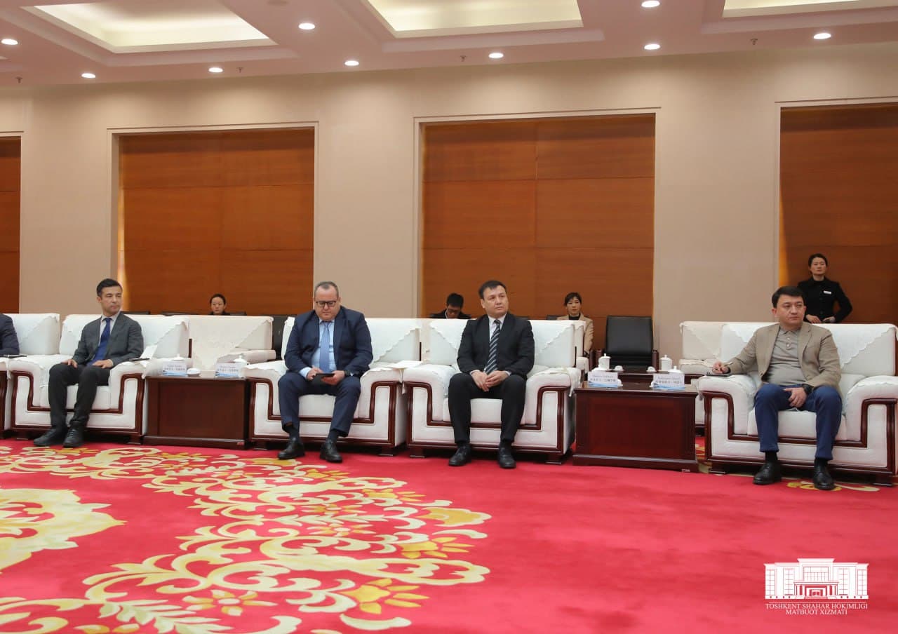 И.о. хокима Ташкента Шавкат Умурзаков встретился с губернатором провинции Аньхой, КНР