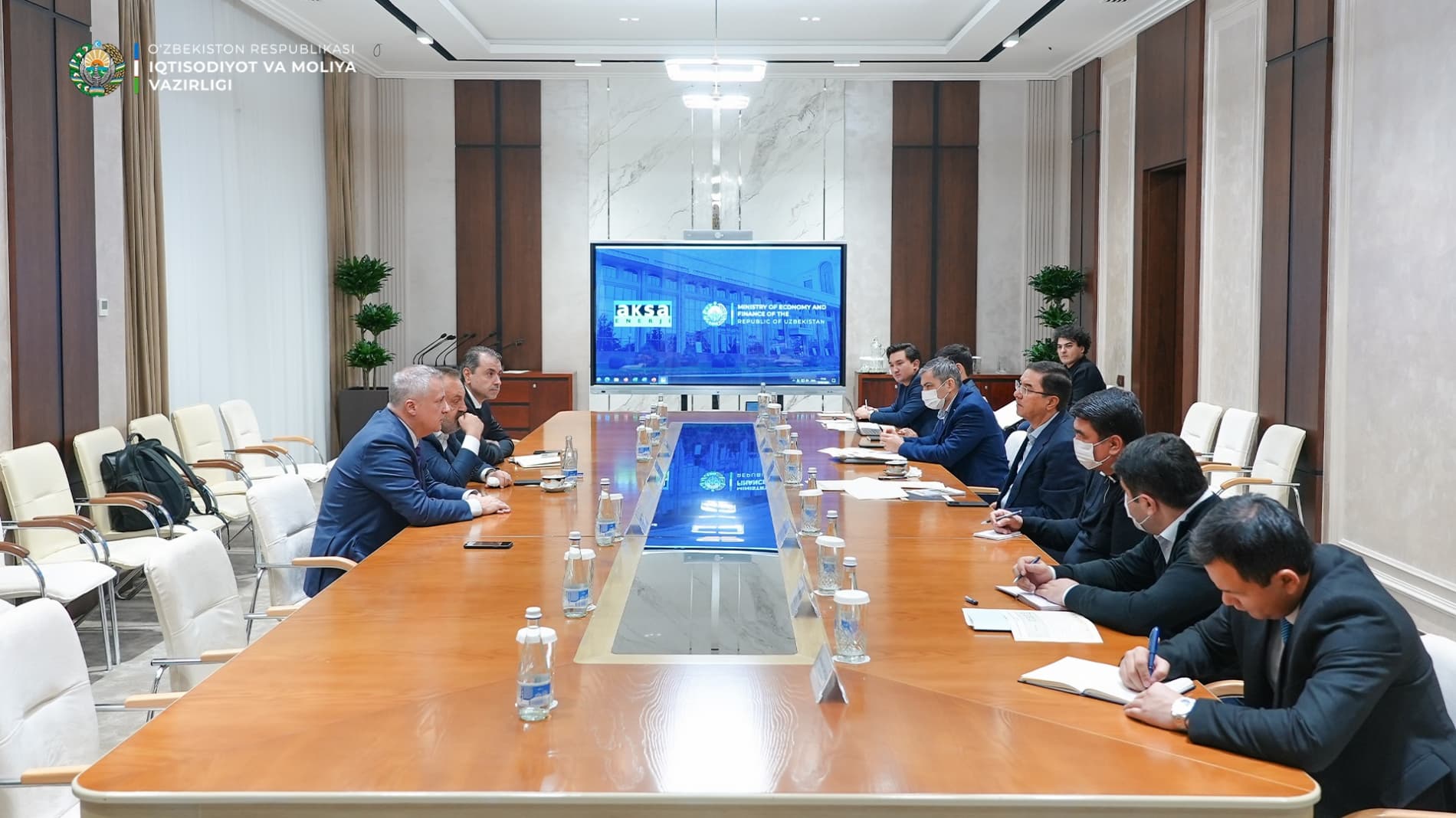 Investment projects with Turkish company "AKSA Energy" were discussed