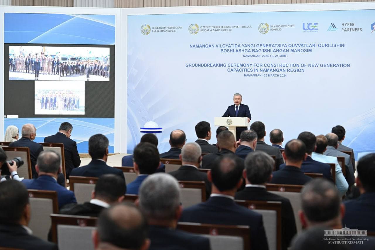 The construction of three energy facilities has been launched in Namangan