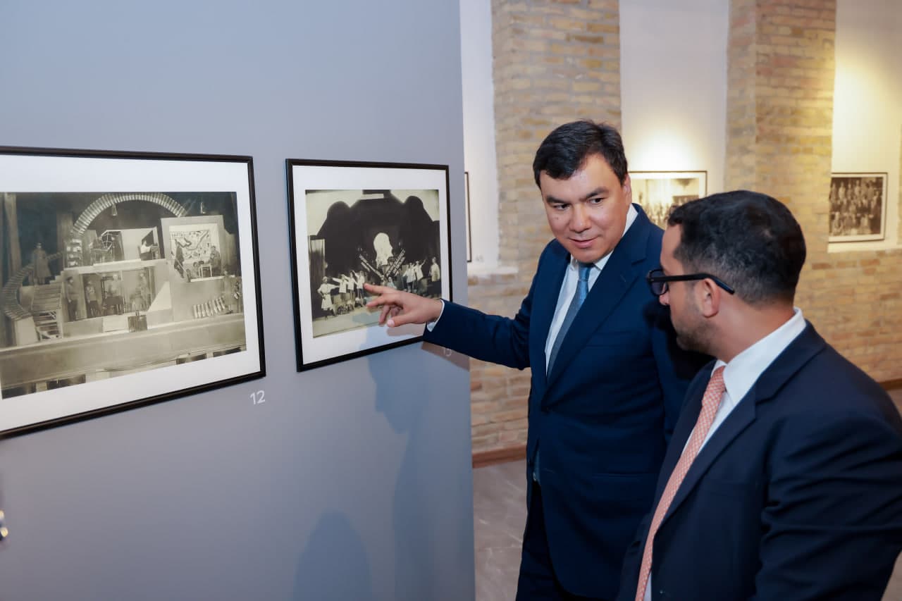 The UAE delegation took part in the opening ceremony of the exhibition "Samarkand – Cradle of the National Drama Theater"