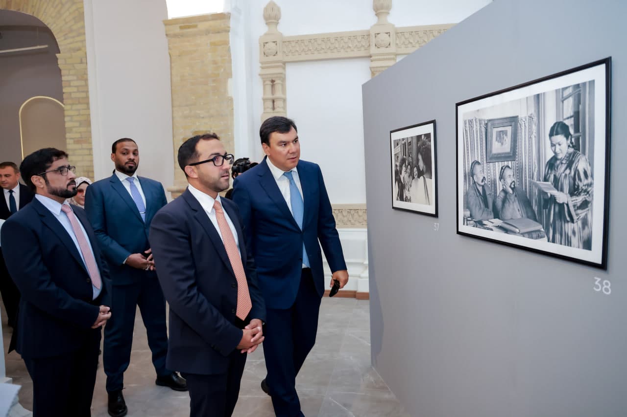 The UAE delegation took part in the opening ceremony of the exhibition "Samarkand – Cradle of the National Drama Theater"