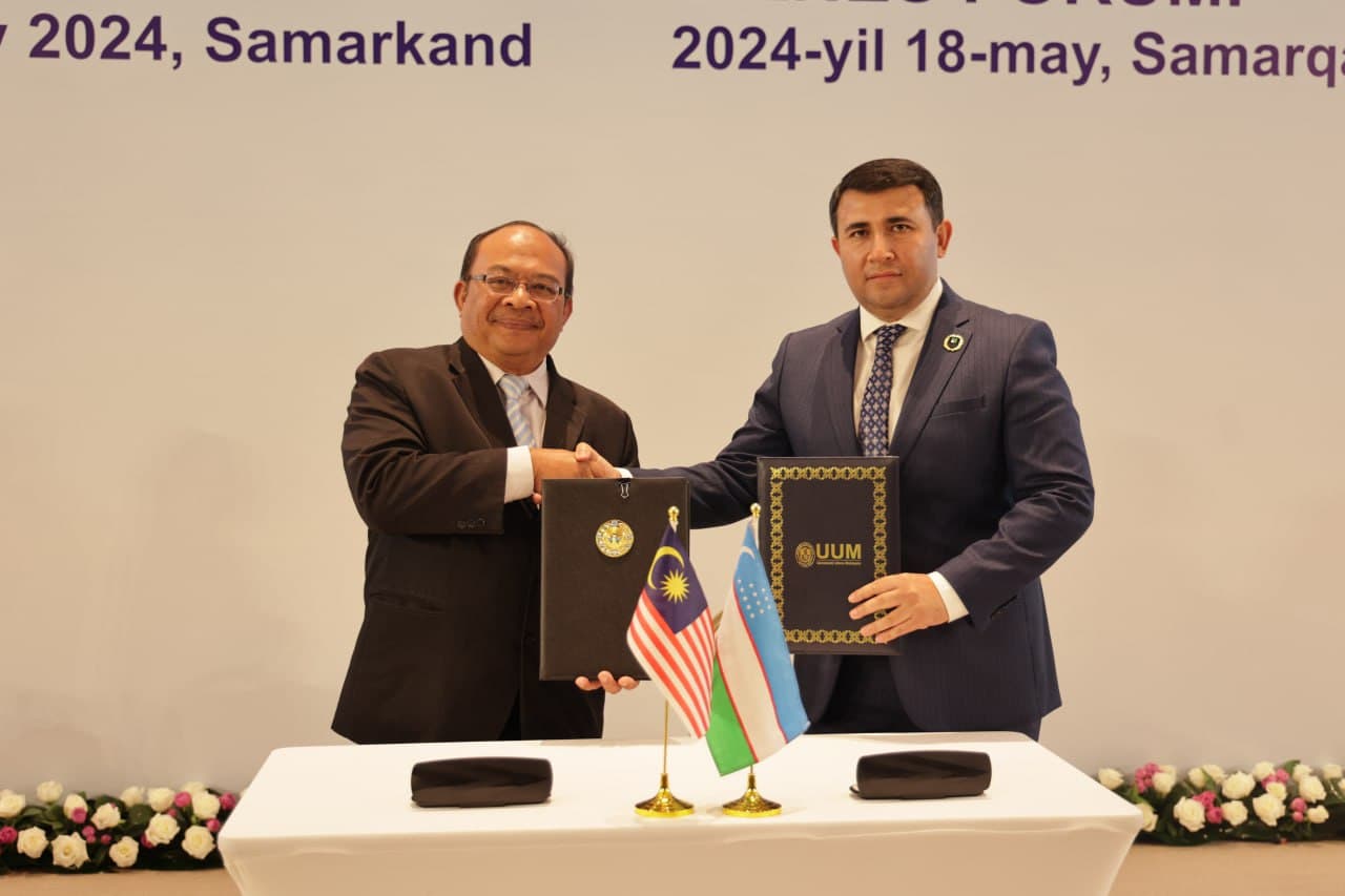 Высшие образовательные учреждения Узбекистана установили сотрудничество с престижными университетами Малайзии
