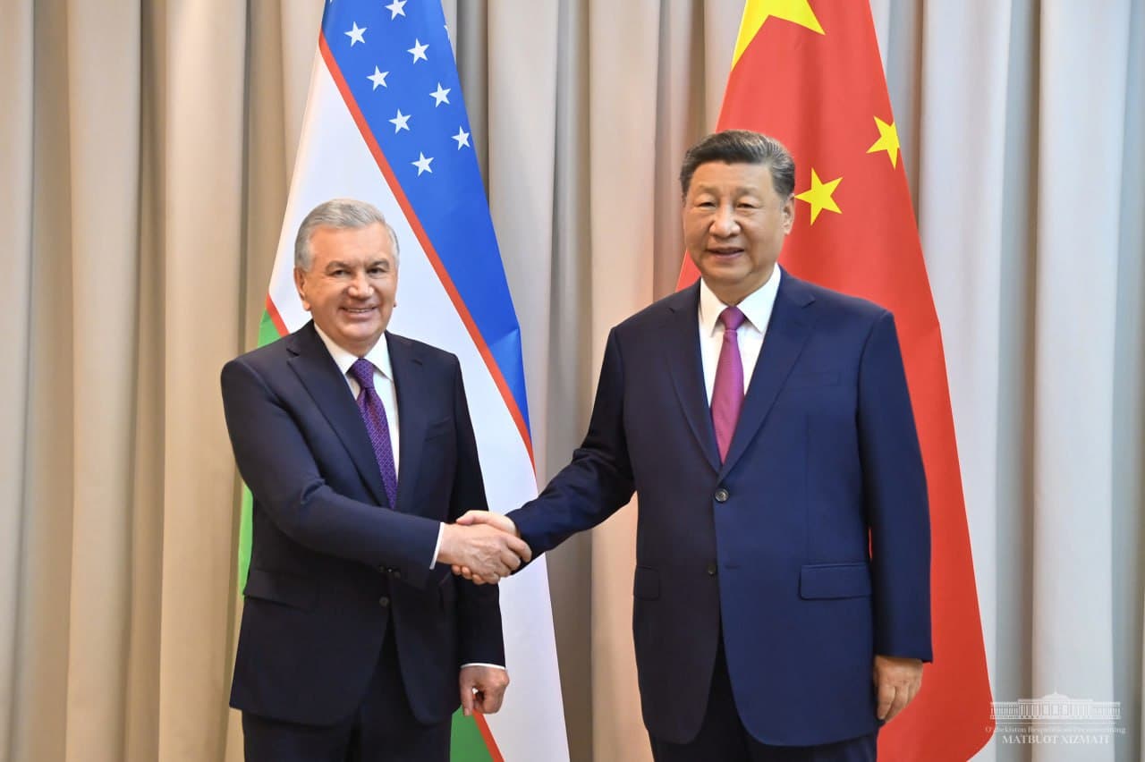 The leaders of Uzbekistan and China discussed issues of further strengthening all-weather strategic partnership