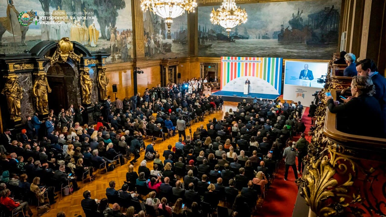O‘zbekiston Respublikasi hukumati delegatsiyasi vakillari Germaniyaning Gamburg shahrida bo‘lib o‘tgan Barqarorlik konferensiyasida ishtirok etdi