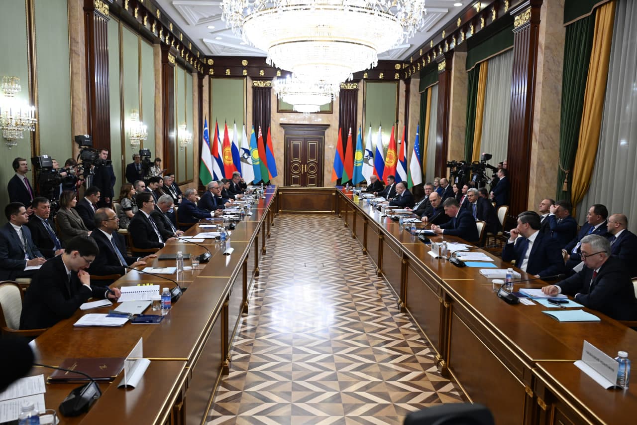 Москвада Евроосиё Иқтисодий Иттифоқи Ҳукумат раҳбарлари Кенгашининг навбатдаги мажлиси бўлиб ўтди