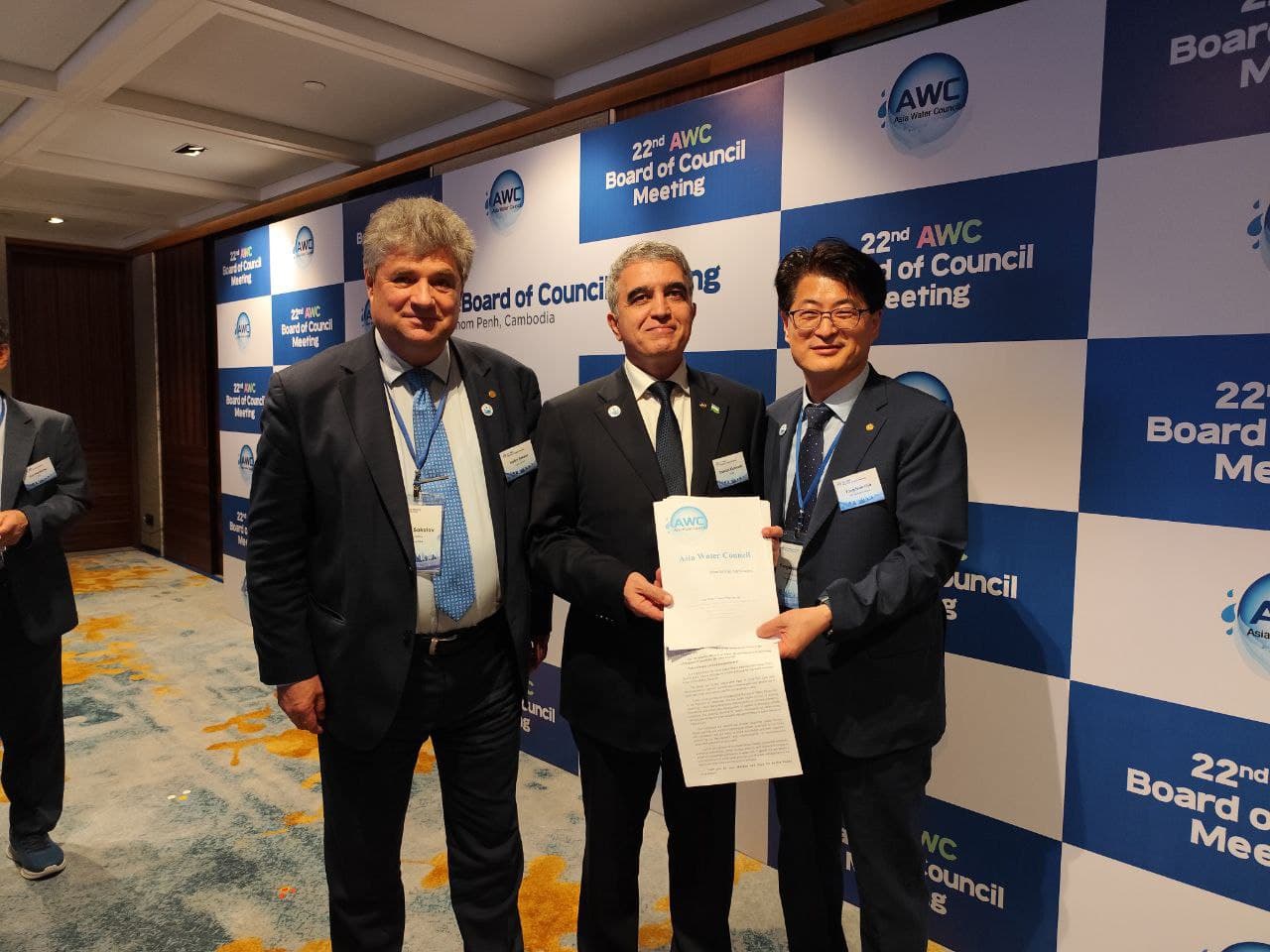 O‘zbekiston Osiyo suv kengashiga a’zo bo‘ladi