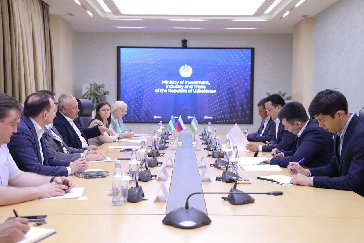 Ўзбекистон Республикаси инвестициялар, саноат ва савдо вазири ва Бошқирдистон Республикаси Бош вазири ўринбосари – саноат, энергетика ва инновациялар вазири ўртасида учрашув.
