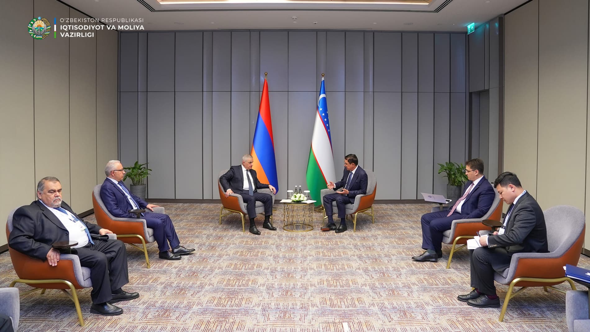 A meeting was held with the Deputy Prime Minister of Armenia, Mher Grigoryan