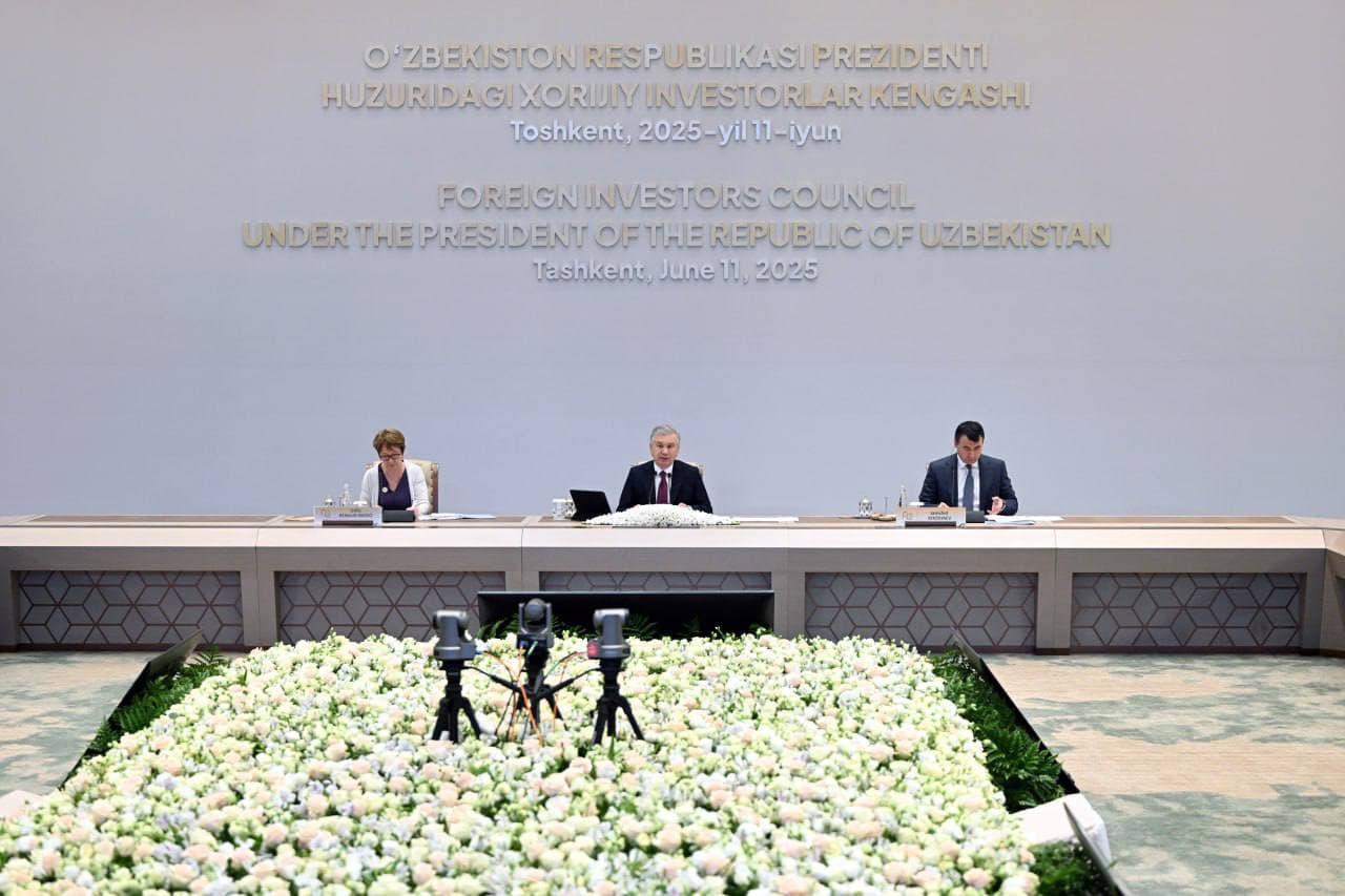Президент Шавкат Мирзиёев подчеркнул важность расширения практического партнерства в рамках Совета иностранных инвесторов