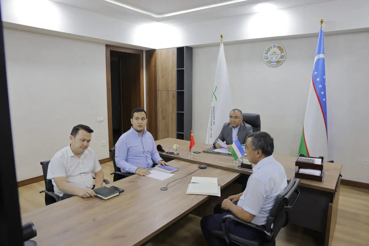 Ўзбекистон – Хитой: Қишлоқ хўжалигида янги лойиҳа амалга оширилади