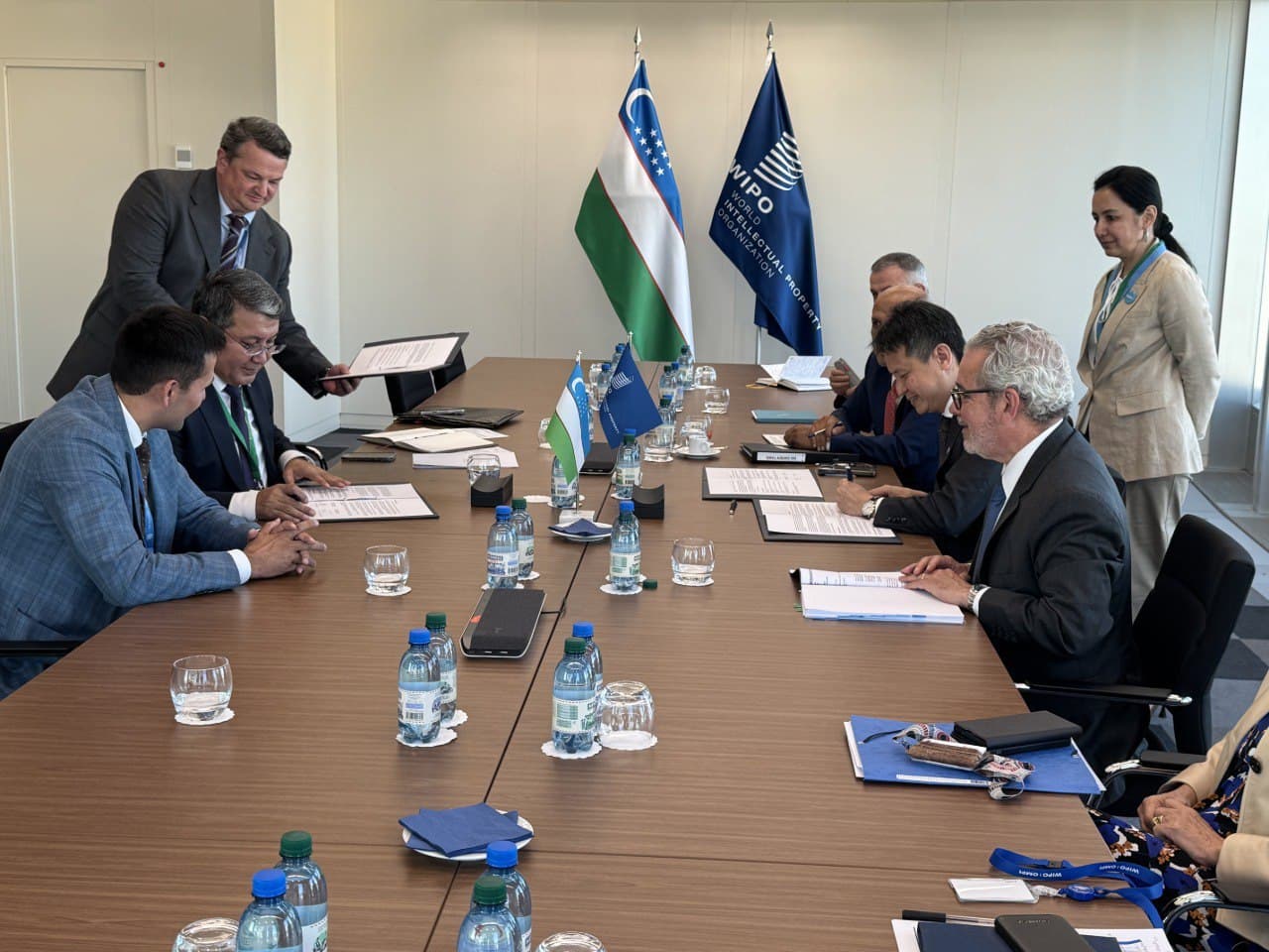 BIMT a’zo davlatlar Bosh assambleyasining 66-sessiyasi doirasida adliya vaziri va BIMT Bosh direktori bilan uchrashuv