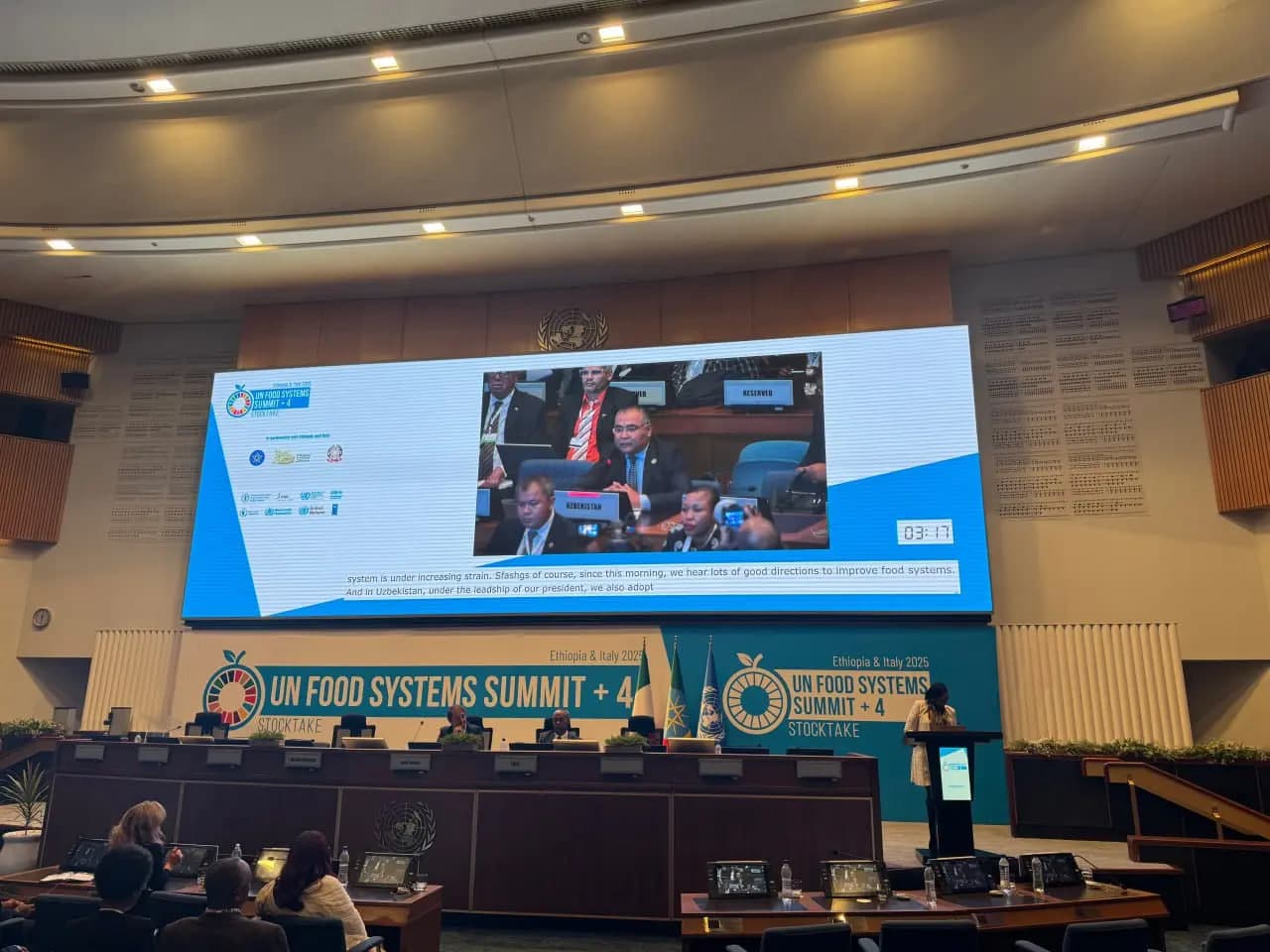 UNFSS+4: O‘zbekiston HECI tamoyillarini ustuvor yo‘nalish sifatida ilgari surmoqda