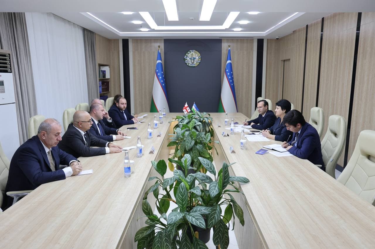 Мактабгача ва мактаб таълими вазири Эъзоза Каримова Грузия Республикаси Фан, таълим ва ёшлар ишлари вазири Гиви Миканадзе бошчилигидаги делегация билан учрашди.