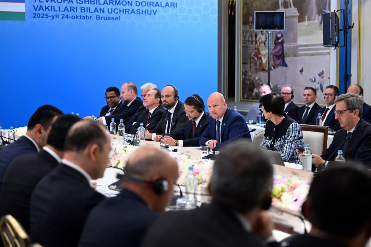 Ўзбекистон Президенти Европа ишбилармонларини ўзаро манфаатли ҳамкорликни кенгайтиришга чақирди
