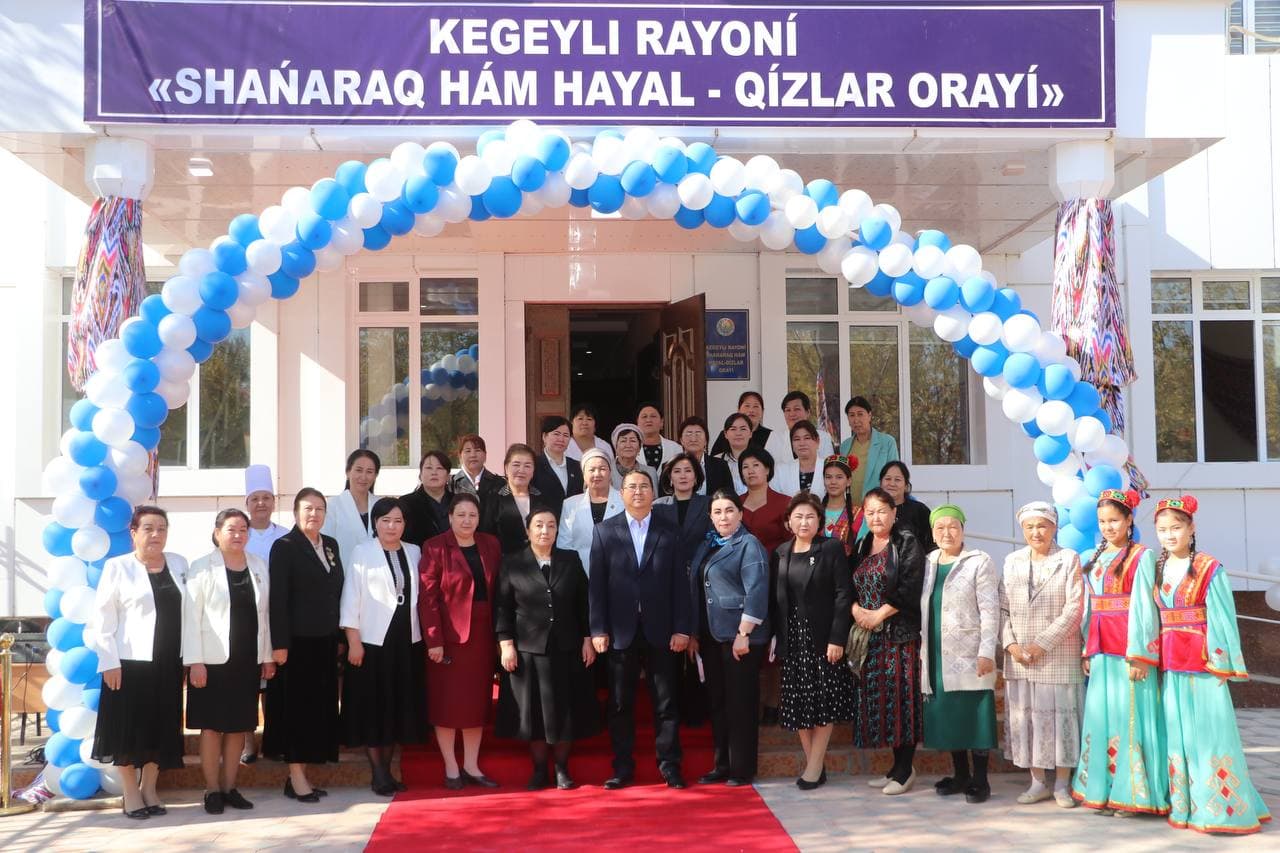 Jáne bir "Shańaraq hám hayal-qızlar mákanı" jumıs basladı