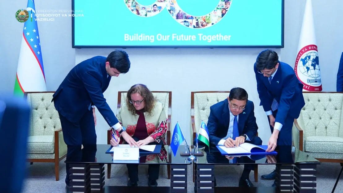 “2026–2030-yillarga moʻljallangan BMTning Barqaror rivojlanish boʻyicha hamkorlik dasturi” imzolandi