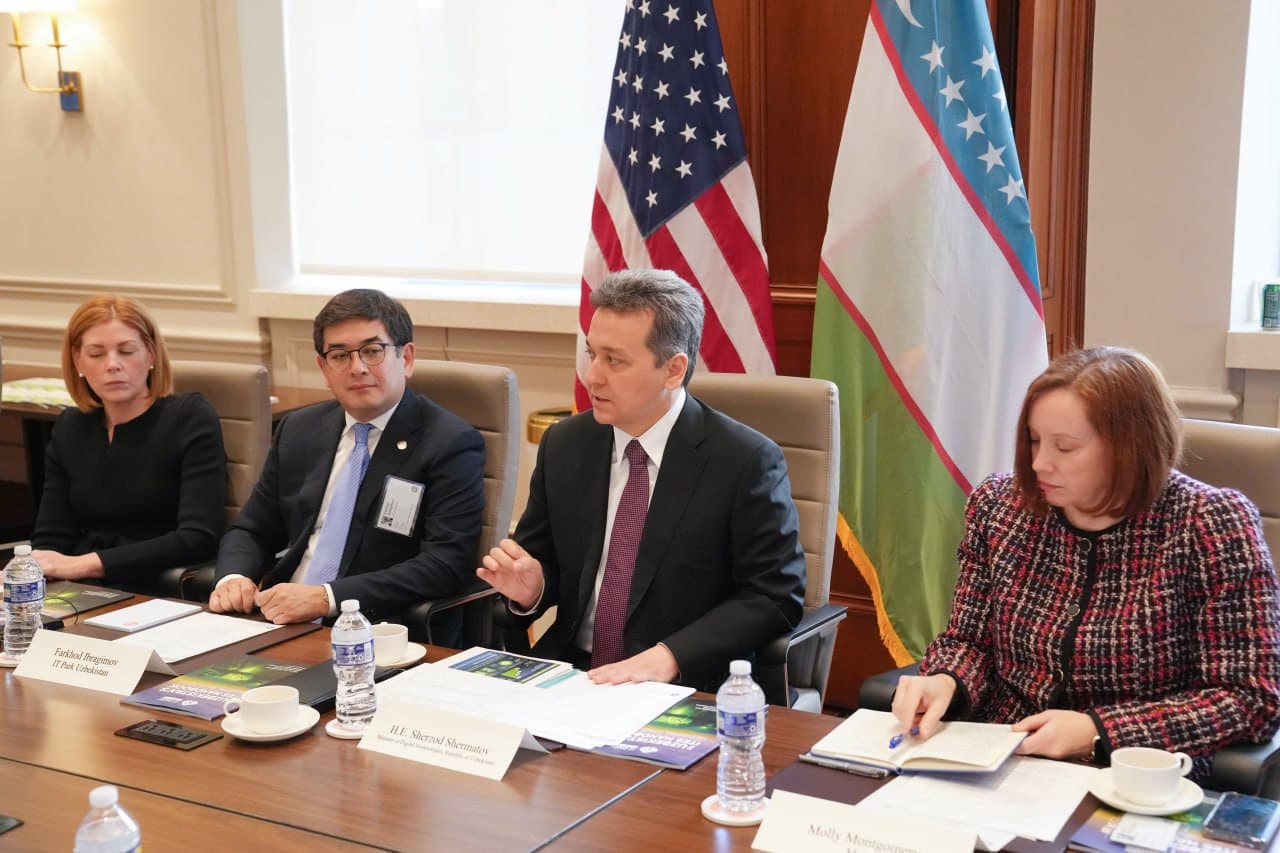 Ўзбекистон делегацияси АҚШ Савдо палатасида IT соҳасидаги ҳамкорлик истиқболларини муҳокама қилди