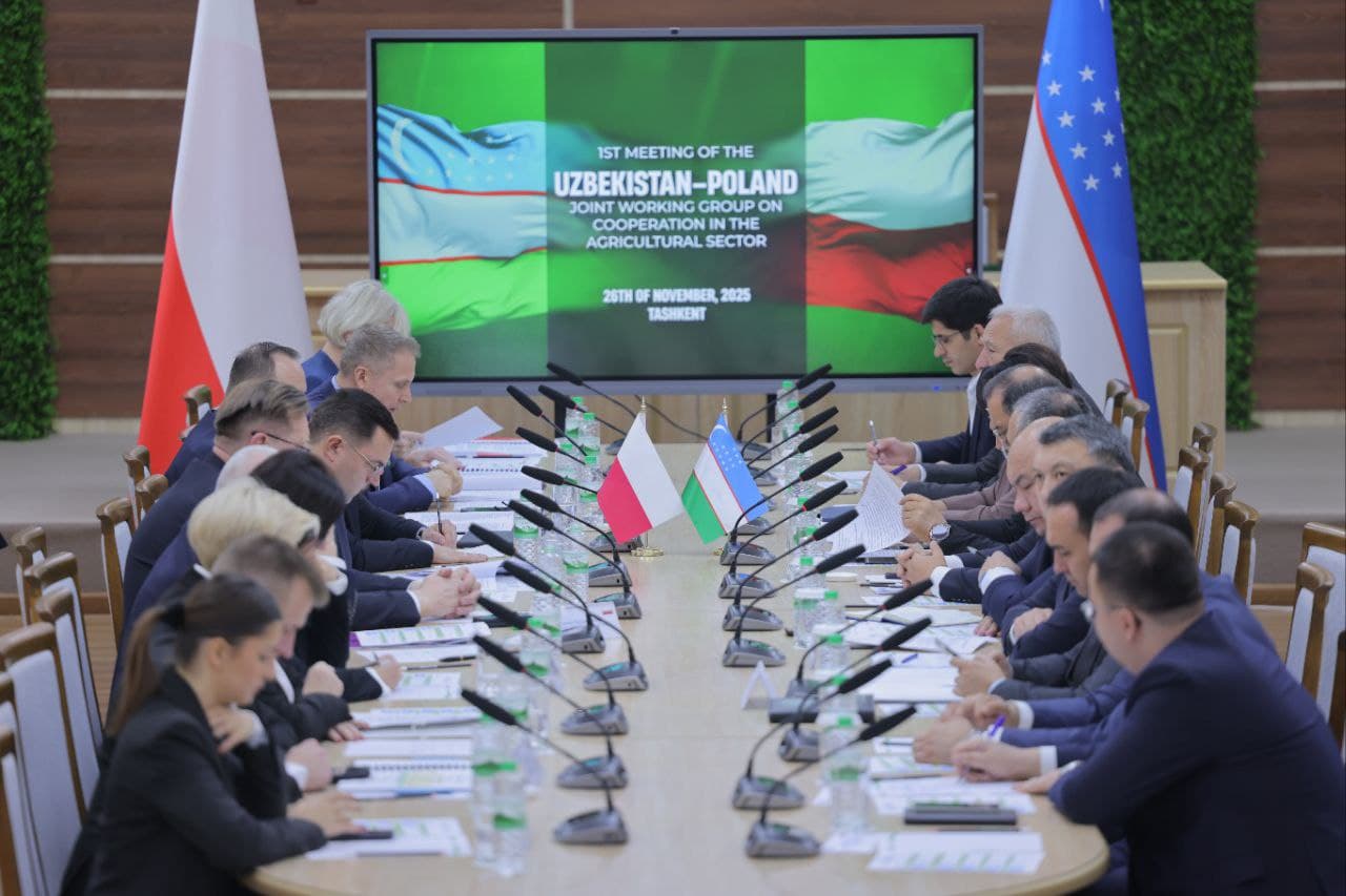 O‘zbekiston–Polsha agrar hamkorligi yangi bosqichga ko‘tarilmoqda