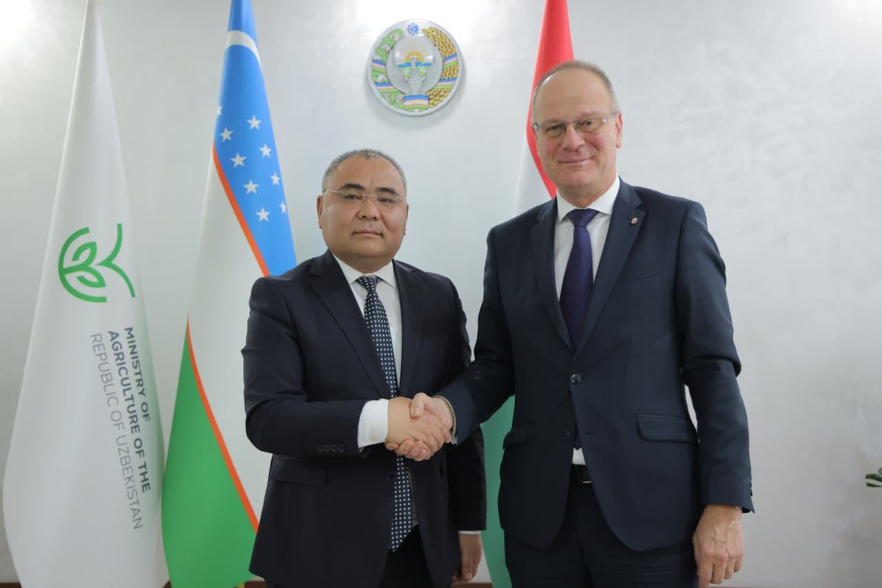 O‘zbekiston va Vengriya agrar va hududiy rivojlanish yo‘nalishida hamkorlikni kengaytiradi