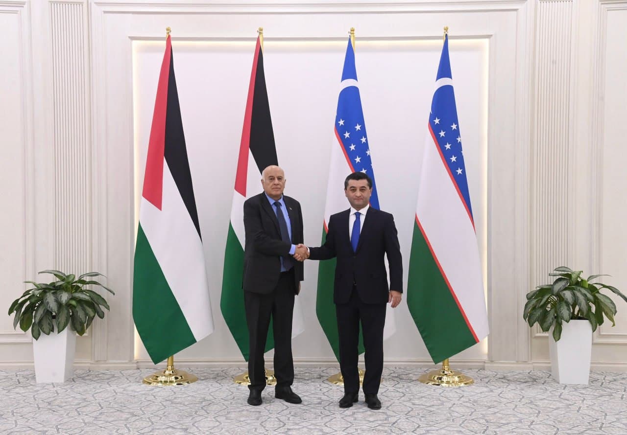 Meeting with the Secretary General of the Fatah Central Committee Jibril Mahmoud Muhammad Rajoub