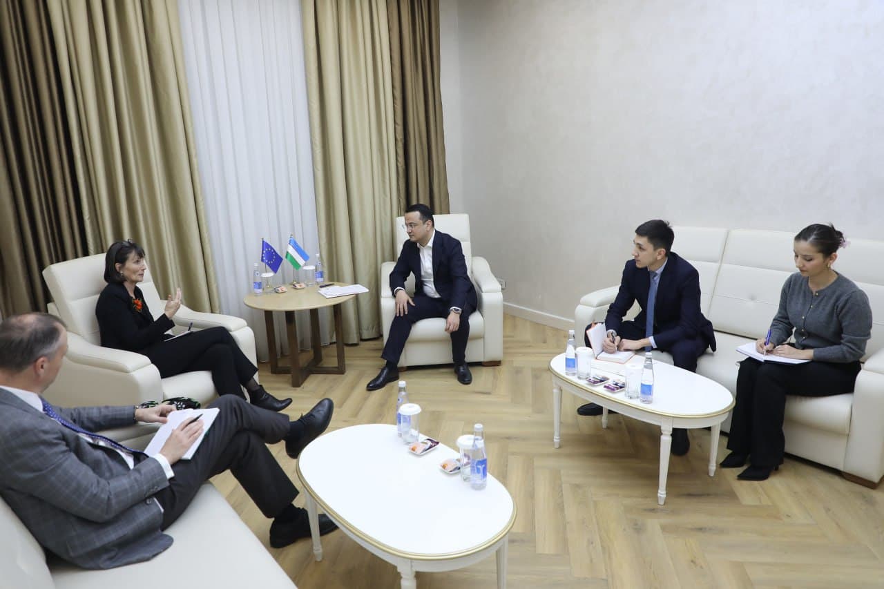 Meeting with representatives of Uzbekistan and the European Union