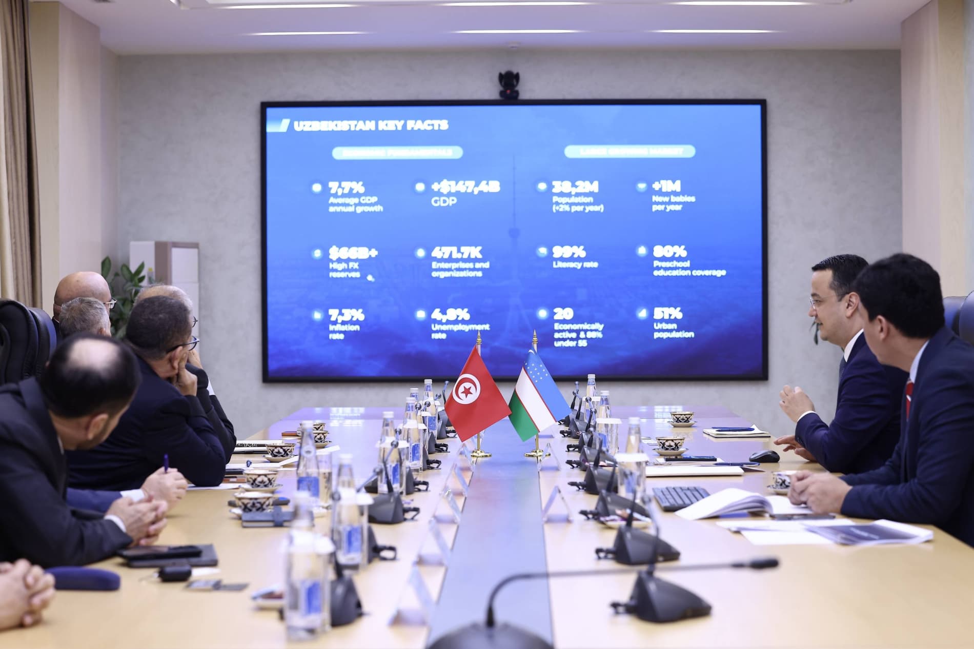 Tunis Respublikasi delegatsiyasi bilan uchrashuv