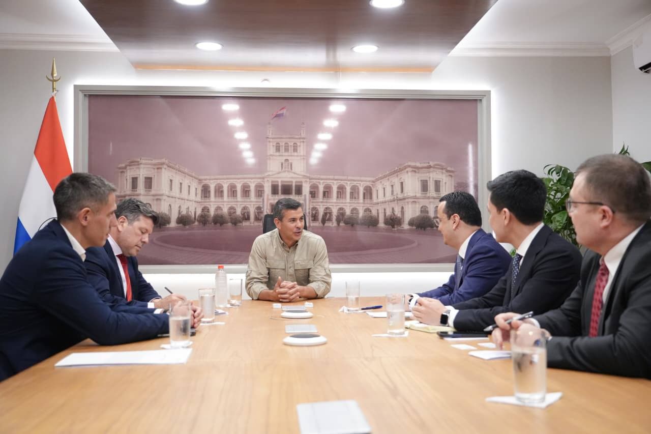 Встреча с Президентом Парагвая Сантьяго Пеня.
