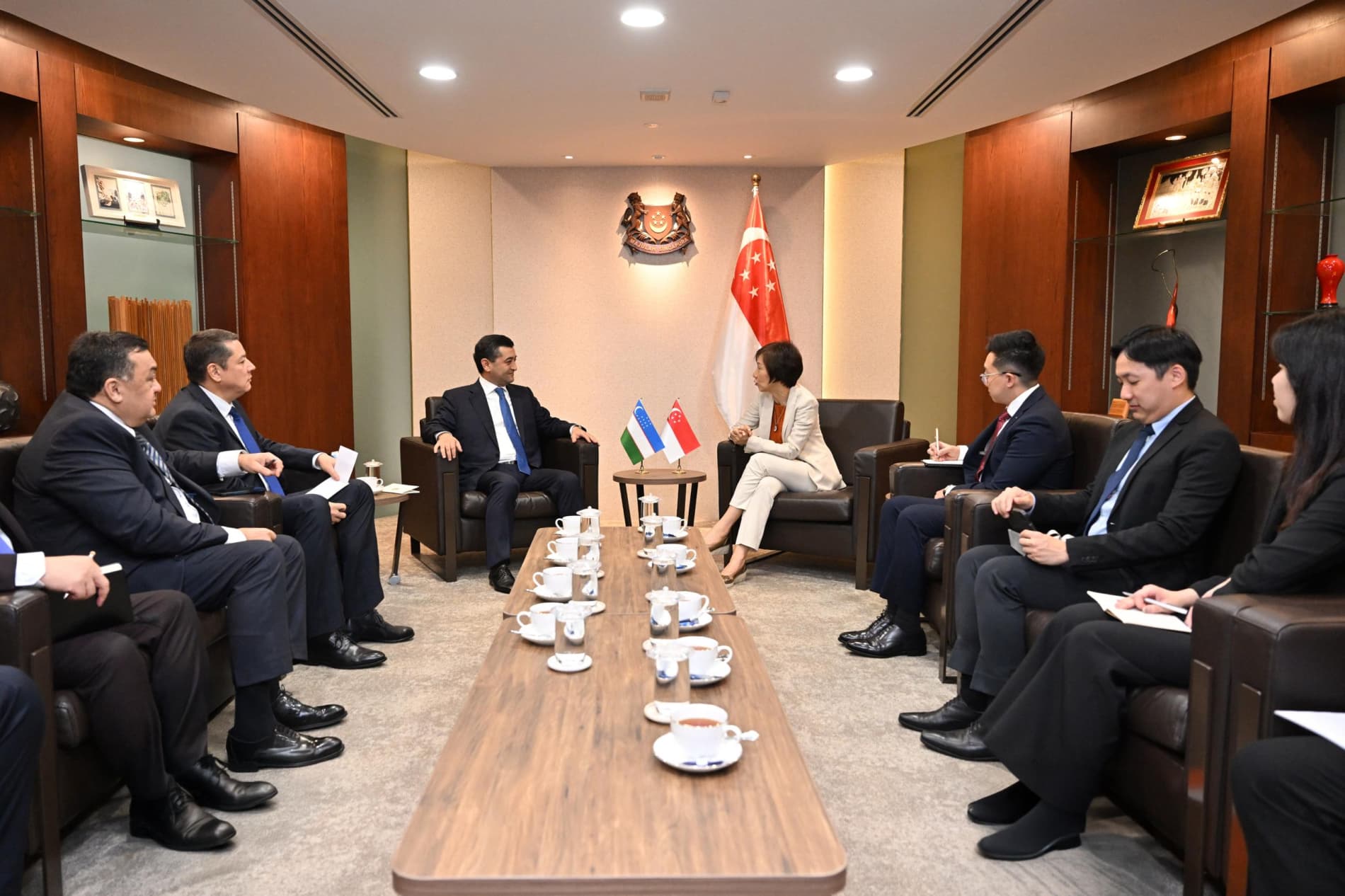 On the visit of the Foreign Minister of the Republic of Uzbekistan to the Republic of Singapore