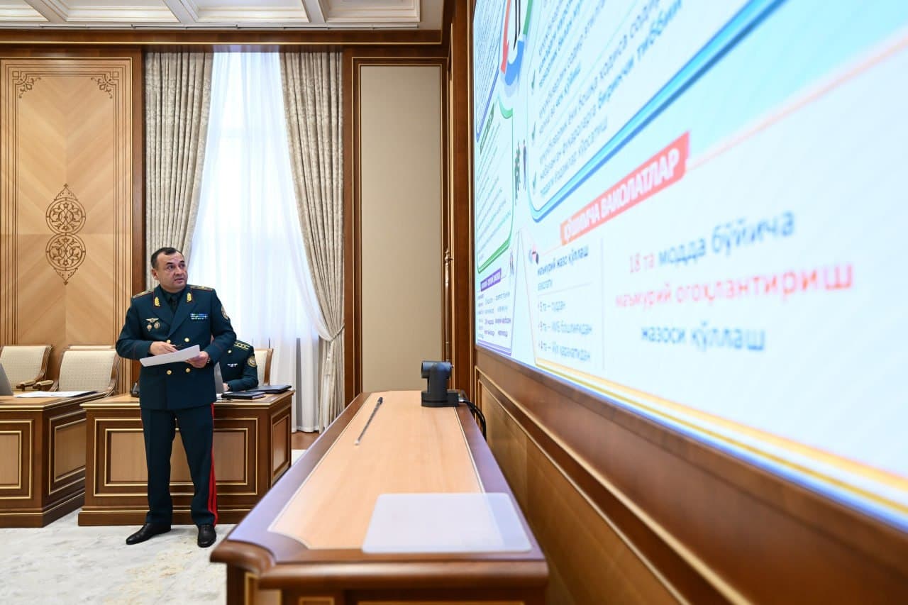 Profilaktika inspektorlarınıń jumısın hám jámiyetlik qáwipsizlikti támiyinlew sistemasın bunnan bılay da jetilistiriw máseleleri dodalandı