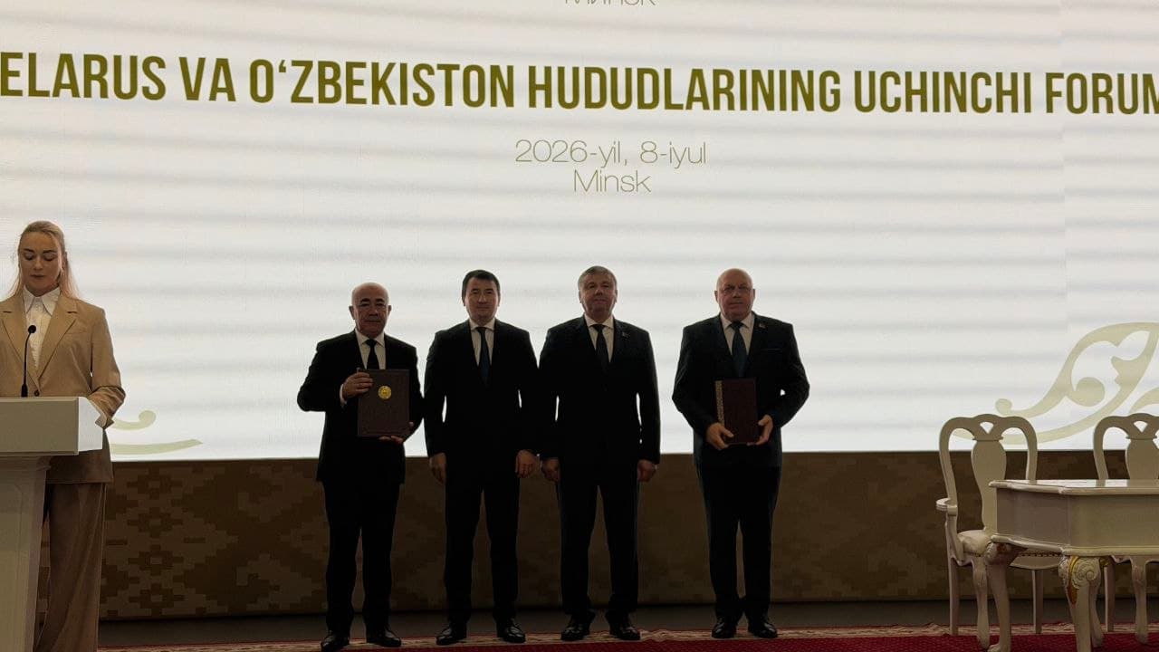 O‘zbekiston va Belarus hududlararo hamkorlikni mustahkamlamoqda