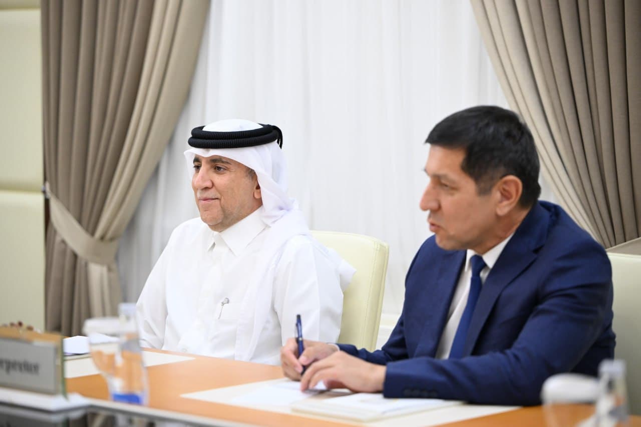 Qatar Davlatining O‘zbekiston Respublikasidagi Favqulodda va Muxtor Elchisi bilan uchrashuv