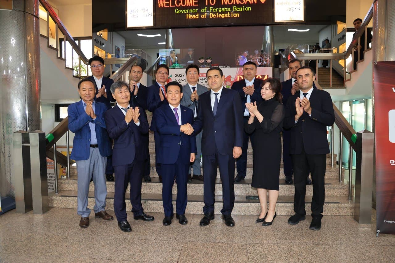Farg‘ona va Nonsan: agrotexnologiyalardan innovatsiyalargacha yangi hamkorlik yo‘nalishlari belgilab olindi