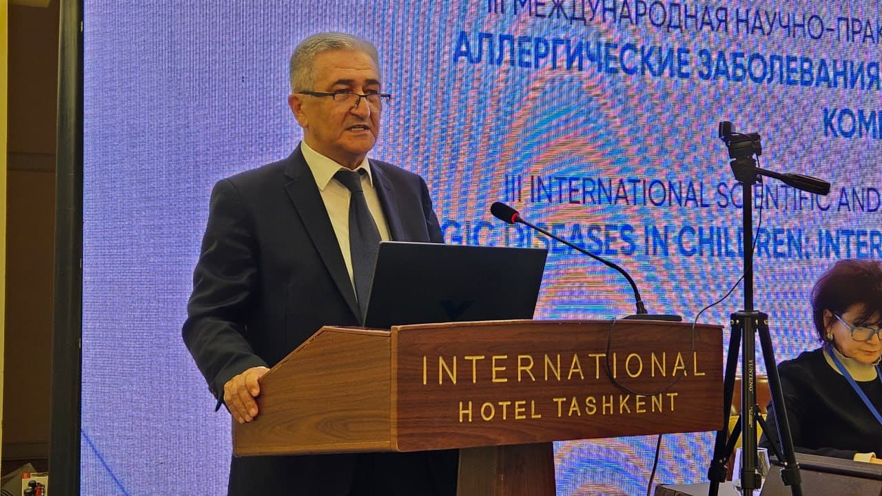 Poytaxtimizda Toshkent pediatriya tibbiyot instituti hamda "Science and innovation" xalqaro ilmiy jurnali bilan hamkorlikda bolalar allergologlarining uchinchi xalqaro ilmiy-amaliy anjumani o'tkazilmoqda