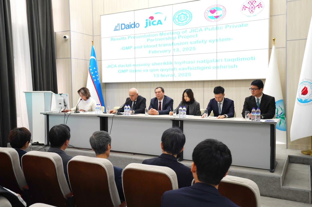 SSV: Yaponiya kompaniyasi bilan hamkorlikda yurtimizda qon xizmatini rivojlantirish bo'yicha seminar o'tkazildi