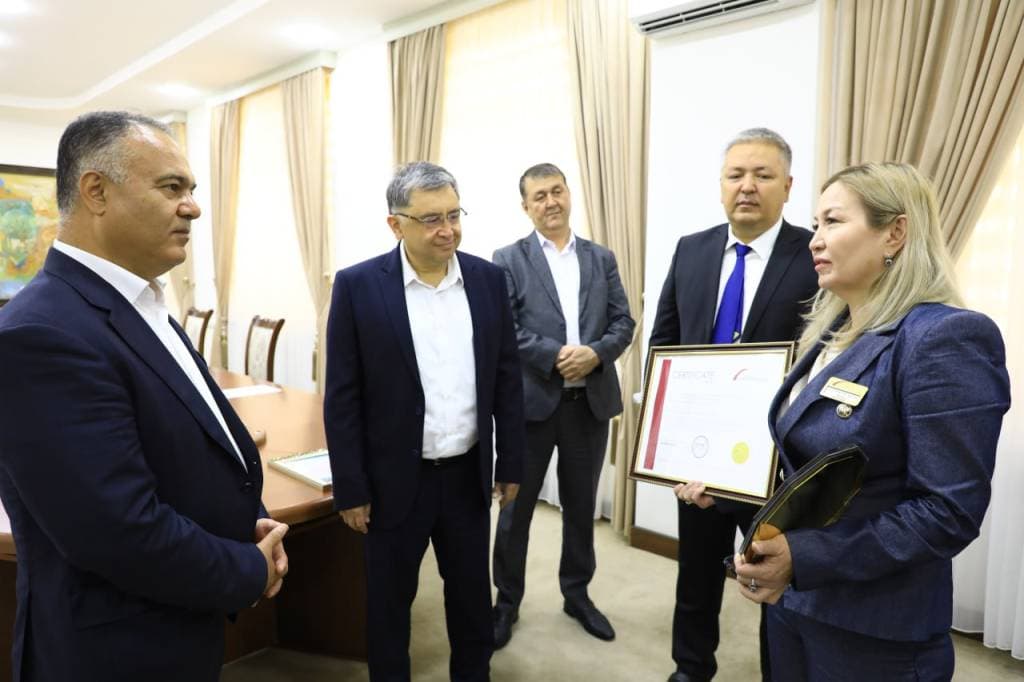 Respublika dermatovenerologiya markazining Samarqand filiali xalqaro sertifikatga ega bo'ldi