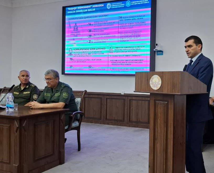 Tibbiyot tizimida korrupsiyaga qarshi kurashish samaradorligi tahlil qilindi