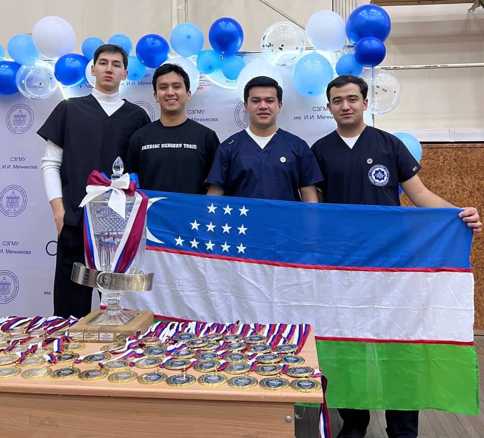 ССВ: Тошкент давлат тиббиёт университети талабалари 2 та нуфузли олимпиадада ғолиб бўлди