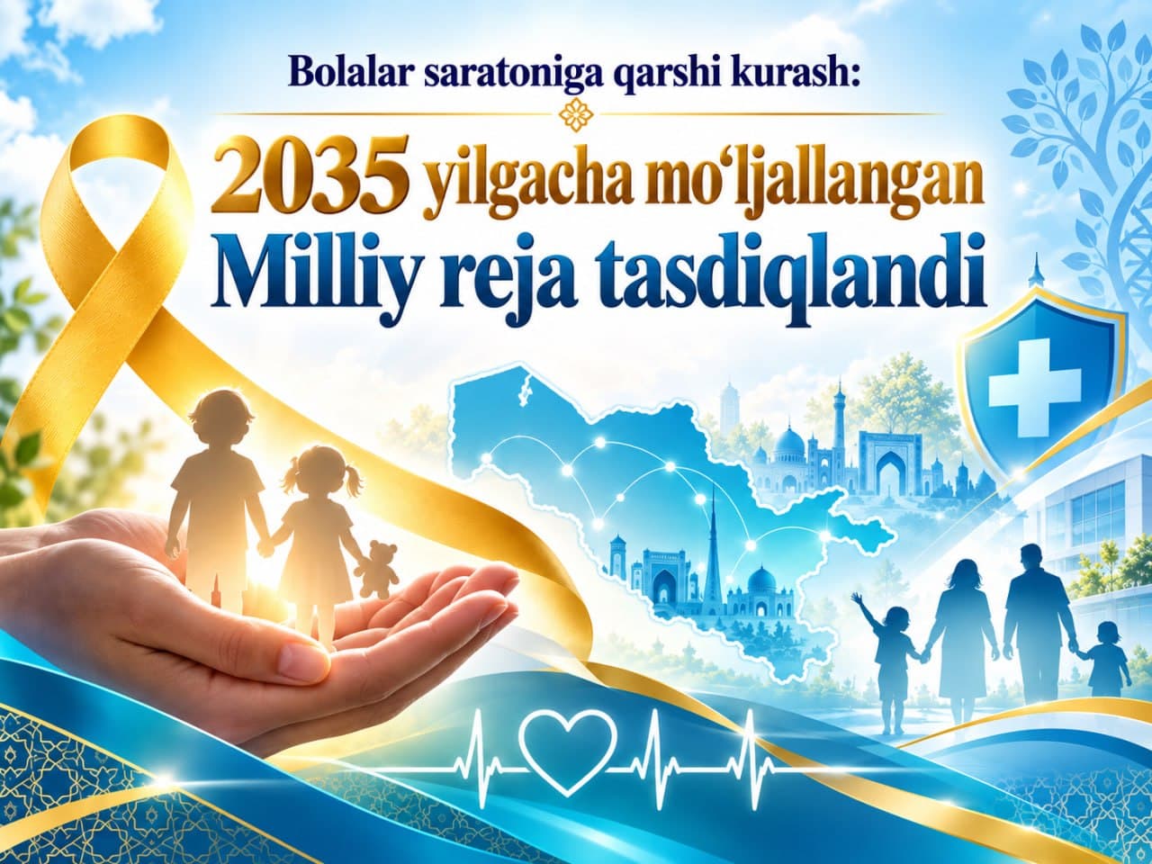 Bolalar saratoniga qarshi kurash: 2035-yilgacha mo‘ljallangan Milliy reja tasdiqlandi