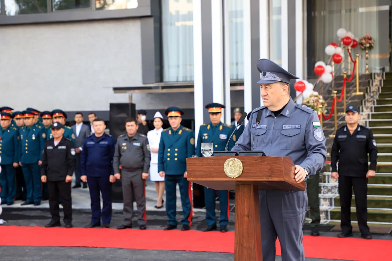 “Ichki ishlar organlari tarixi muzeyi”ning yangi binosini hamda “Farzandlarini maʼnaviyatga yetaklayotgan ichki ishlar organlari xodimi”ning ramziy haykalini tantanali ochilish marosimi tashkil etildi