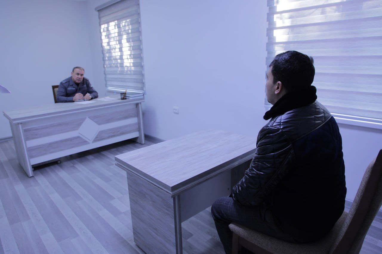 Самарқанд вилояти ИИБ бошлиғининг фуқаролар қабули бўлиб ўтди