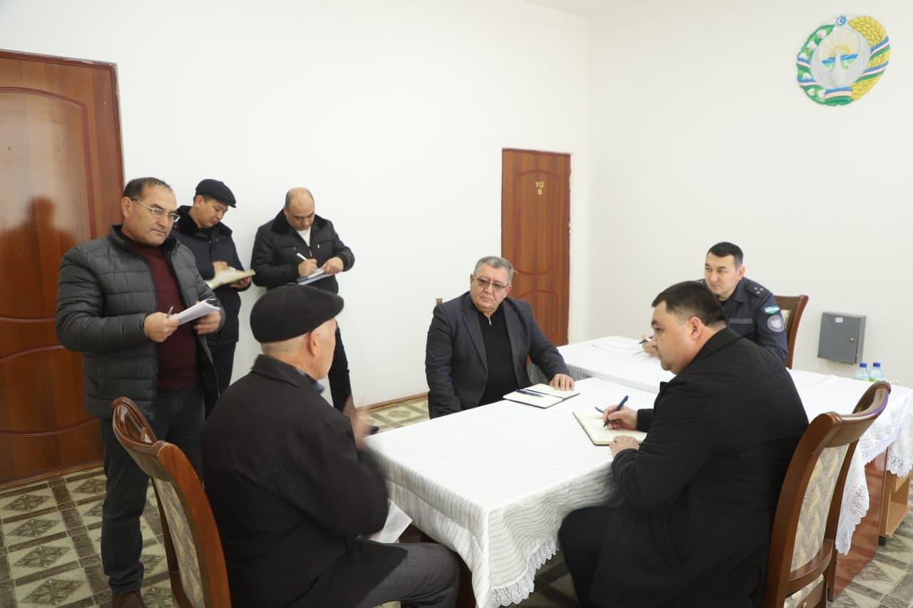 Pastdargʻom tumanida Samarqand viloyati 3-sektorining sayyor qabuli boʻlib oʻtdi