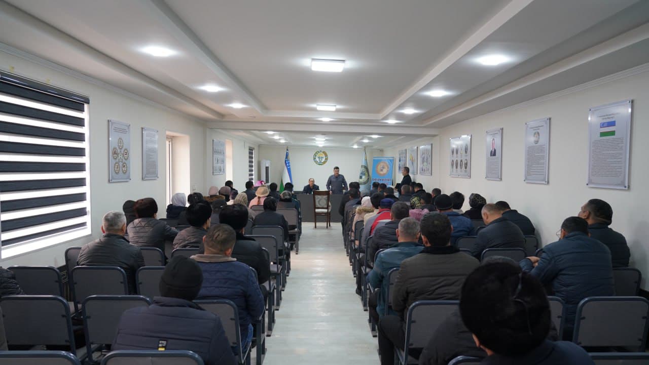 Shahrixon tumanida Andijon viloyati 3-sektorining sayyor qabuli oʻtkazildi