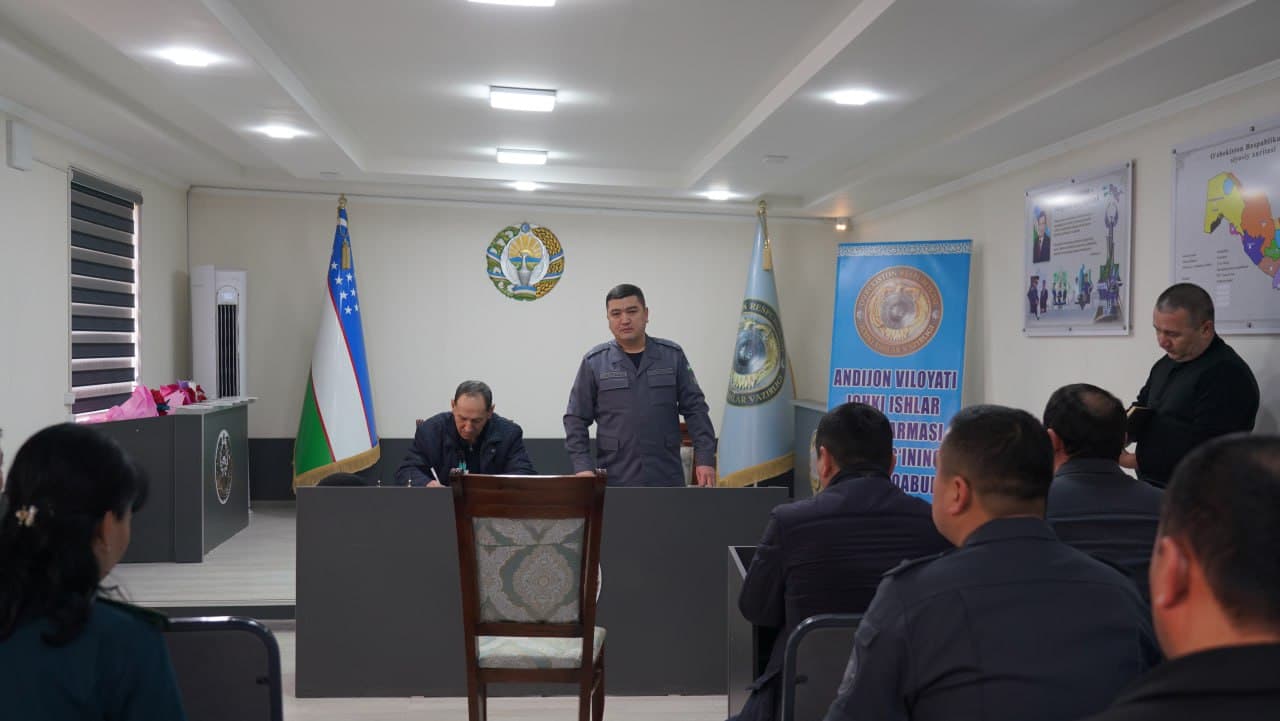 Shahrixon tumanida Andijon viloyati 3-sektorining sayyor qabuli oʻtkazildi