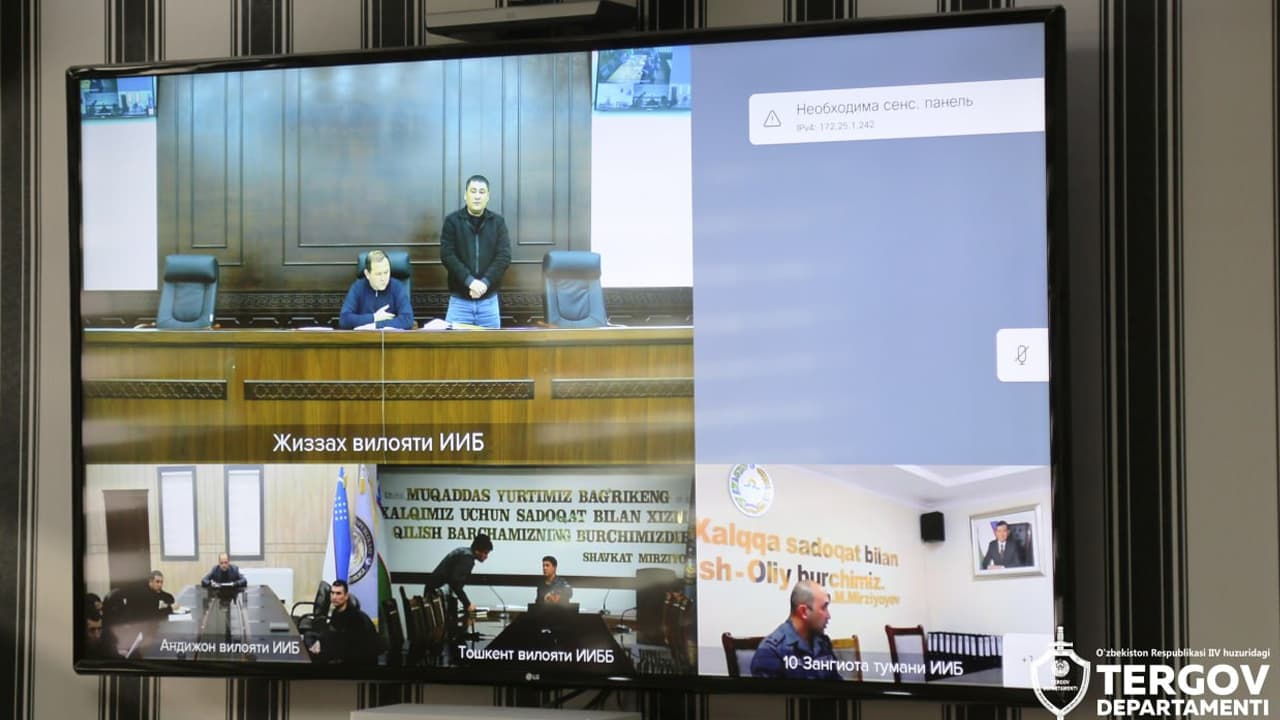 Yangi yilda Tergov departamenti rahbariyati tomonidan fuqarolarni videokonferensaloqa orqali qabul qilish boshlandi
