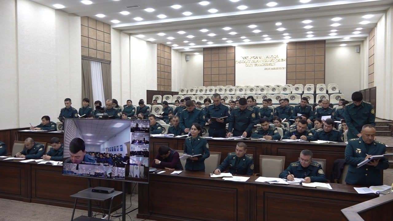 Namangan viloyati IIB JXX HPB xodimlarining 2023-yil 12 oyi davomida amalga oshirgan ishlari sarhisob qilindi