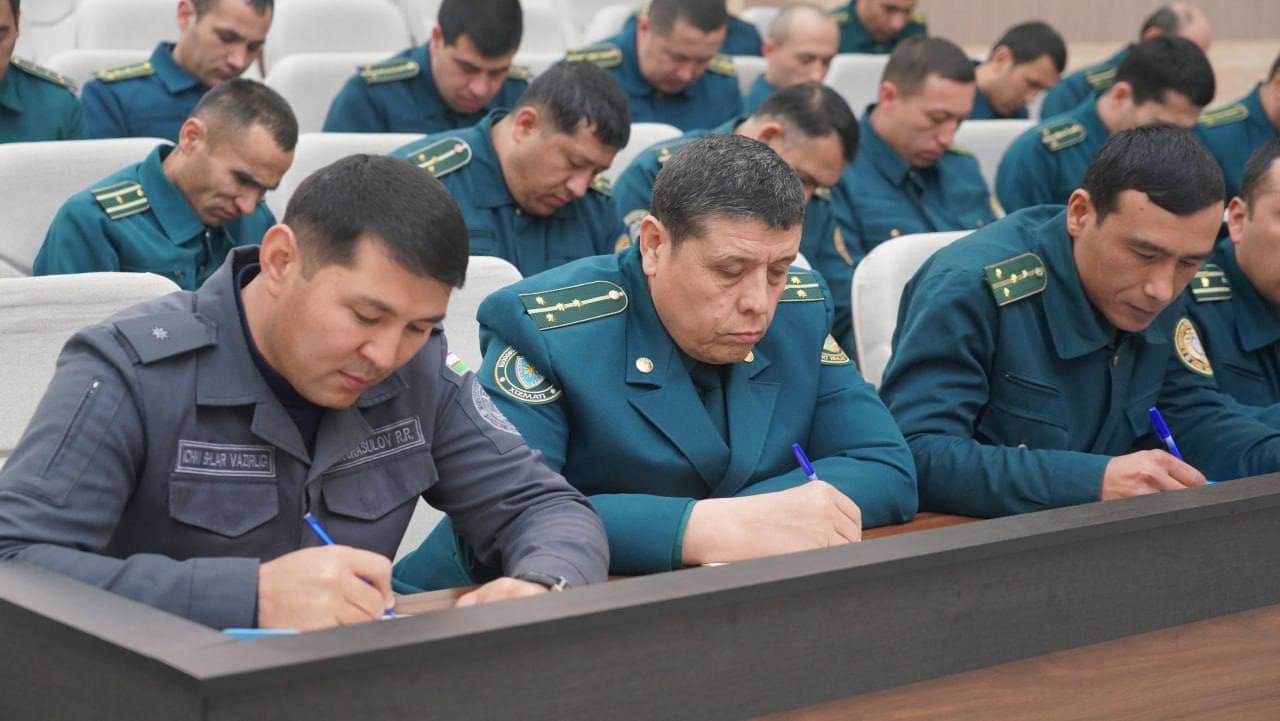 Employees of the Probation Department of the Public Security Service of the DIA of Andijan region and its regional divisions were trained on the use of electroshock devices