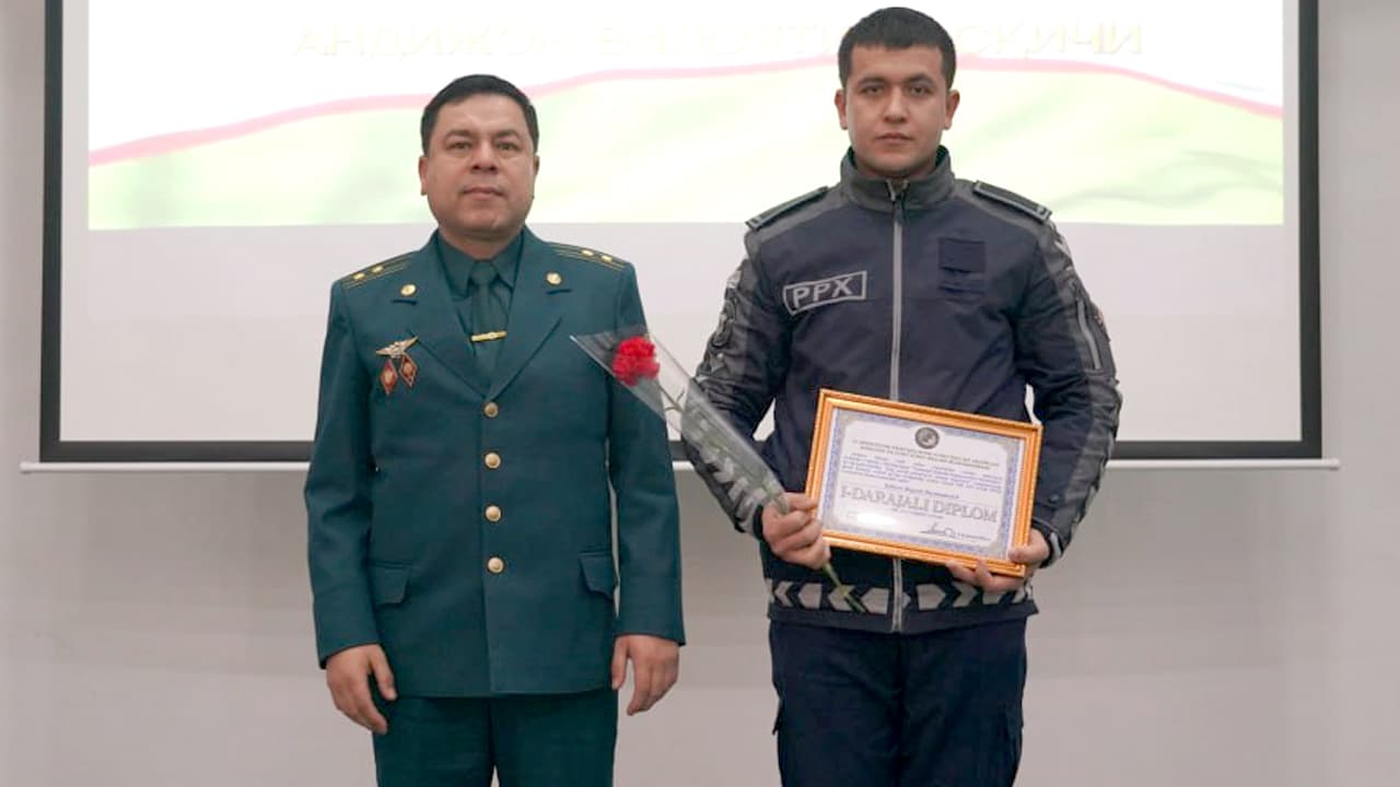 Андижон вилоятида “Намунали маҳалла ҳуқуқ-тартибот масканлари” кўрик-танловининг вилоят босқичи якунланди