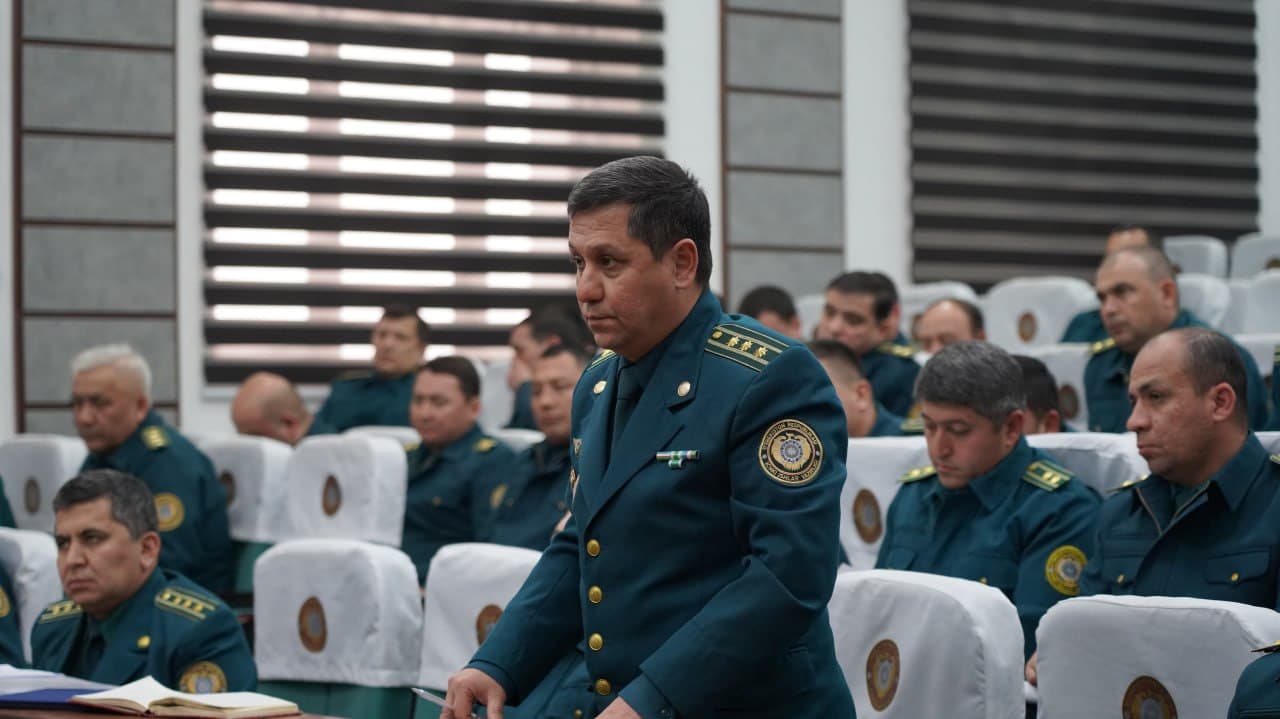 В УВД Сырдарьинской области состоялось итоговое совещание, посвященное итогам 2023 года